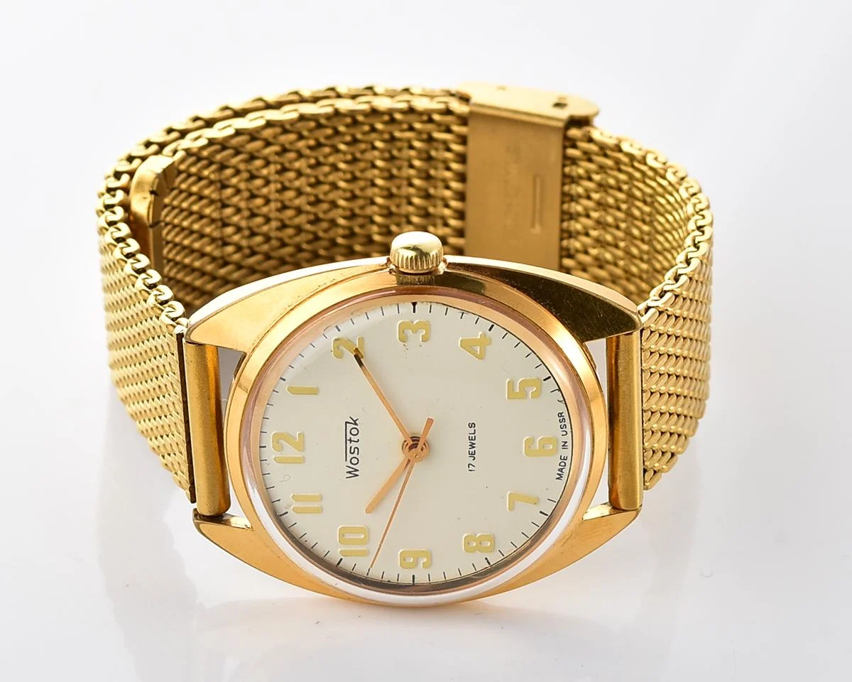 Excellent soviet gold-plated Vostok (Wostok) mechanical watch