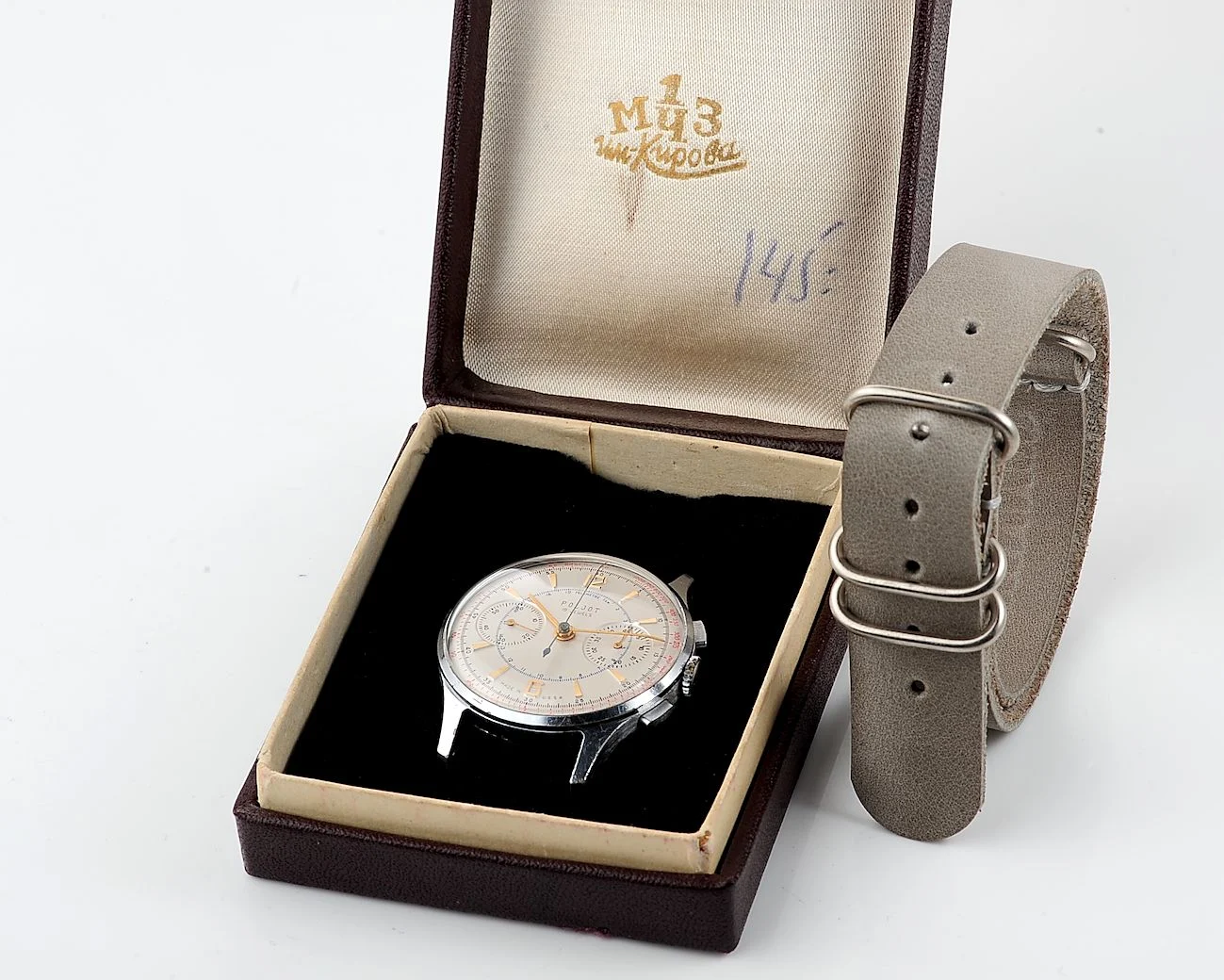 Rare: Poljot 3017 "Strela" chronograph chronometer mechanical watch