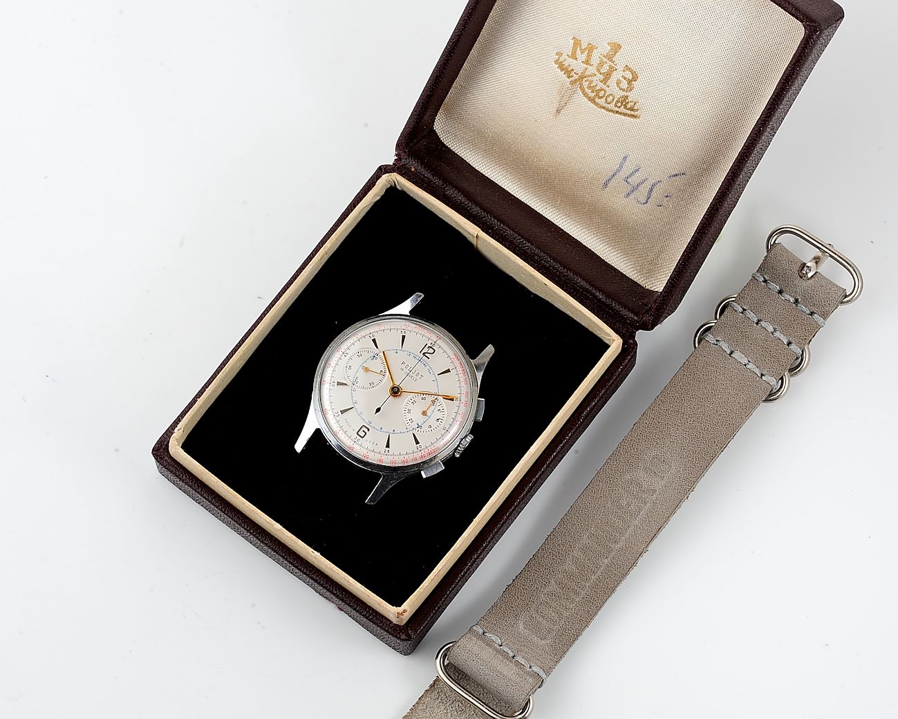 RARE: POLJOT 3017 "Strela" chronograph chronometer mechanical watch