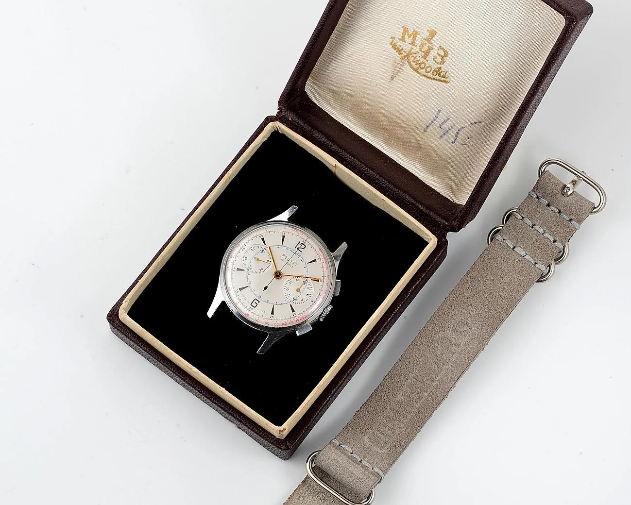 Rare: Poljot 3017 "Strela" chronograph chronometer mechanical watch