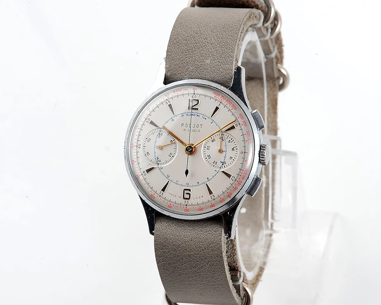 Rare: Poljot 3017 "Strela" chronograph chronometer mechanical watch