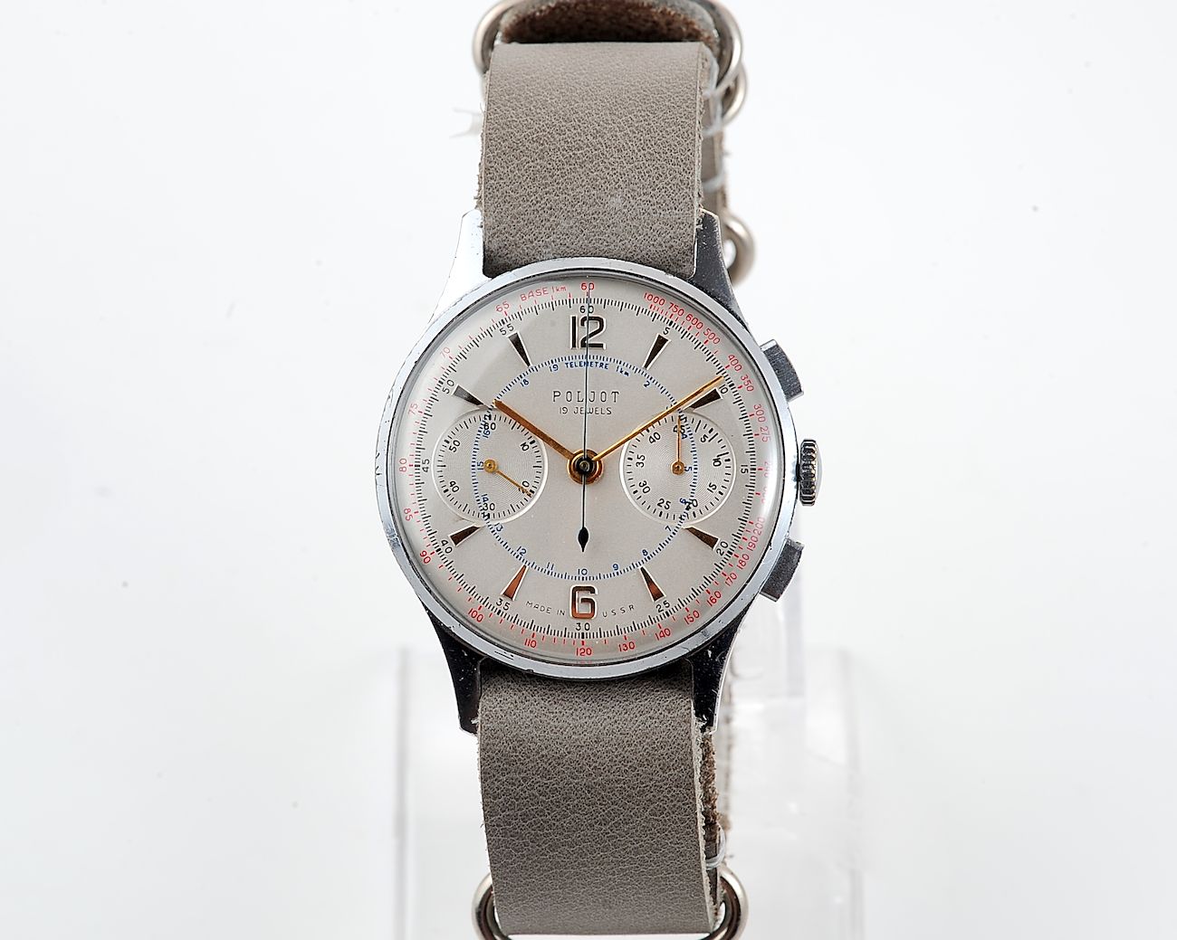 RARE: POLJOT 3017 "Strela" chronograph chronometer mechanical watch