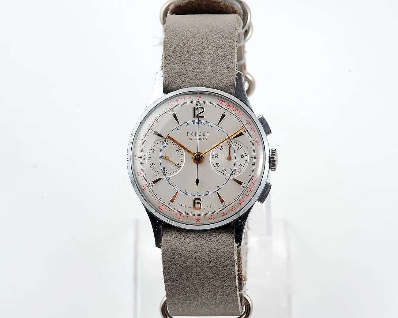 Rare: Poljot 3017 "Strela" chronograph chronometer mechanical watch