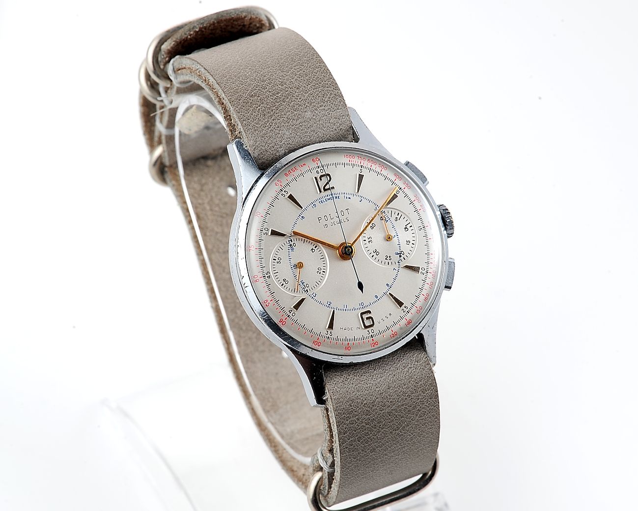 RARE: POLJOT 3017 "Strela" chronograph chronometer mechanical watch