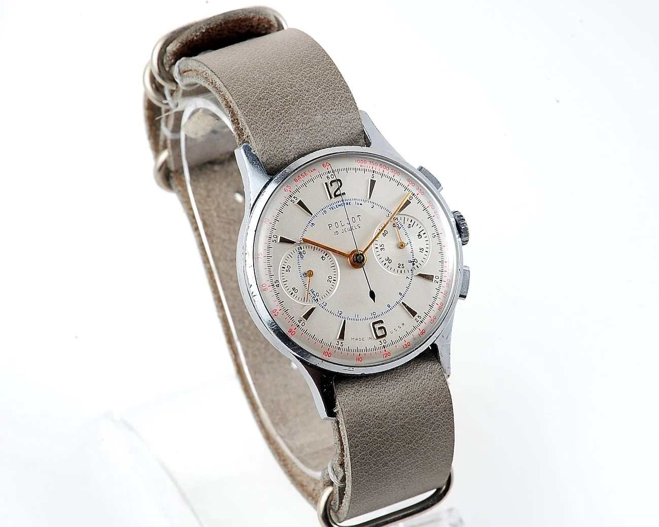 Rare: Poljot 3017 "Strela" chronograph chronometer mechanical watch