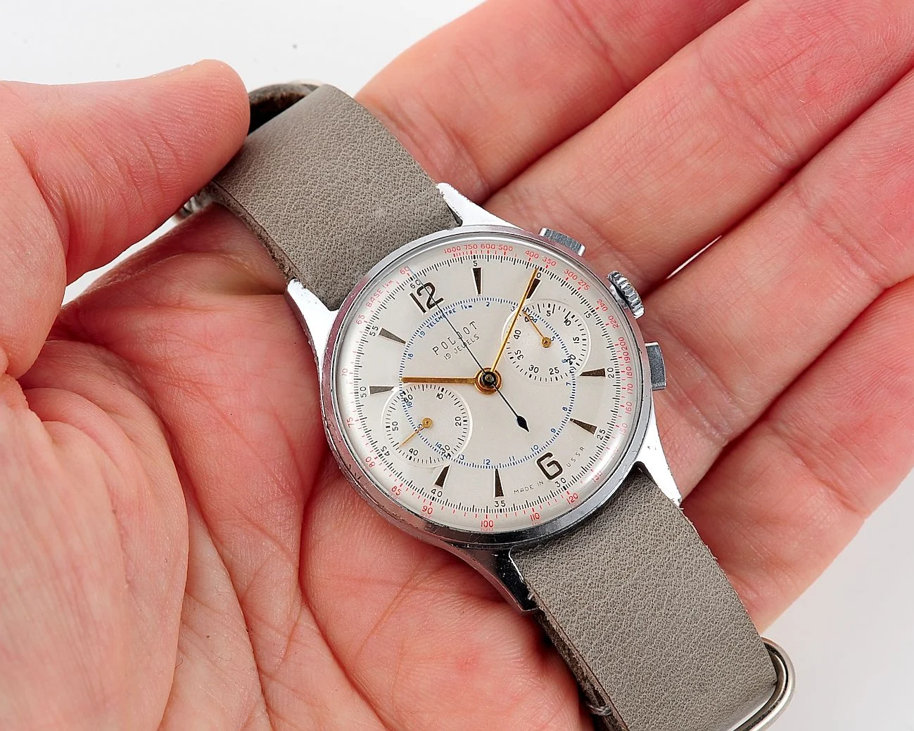 Rare: Poljot 3017 "Strela" chronograph chronometer mechanical watch