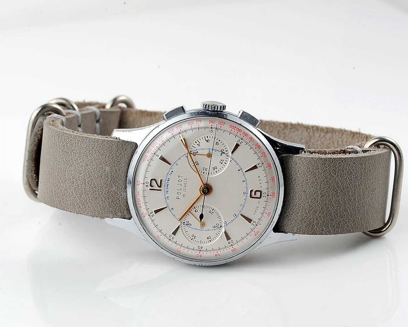 Rare: Poljot 3017 "Strela" chronograph chronometer mechanical watch