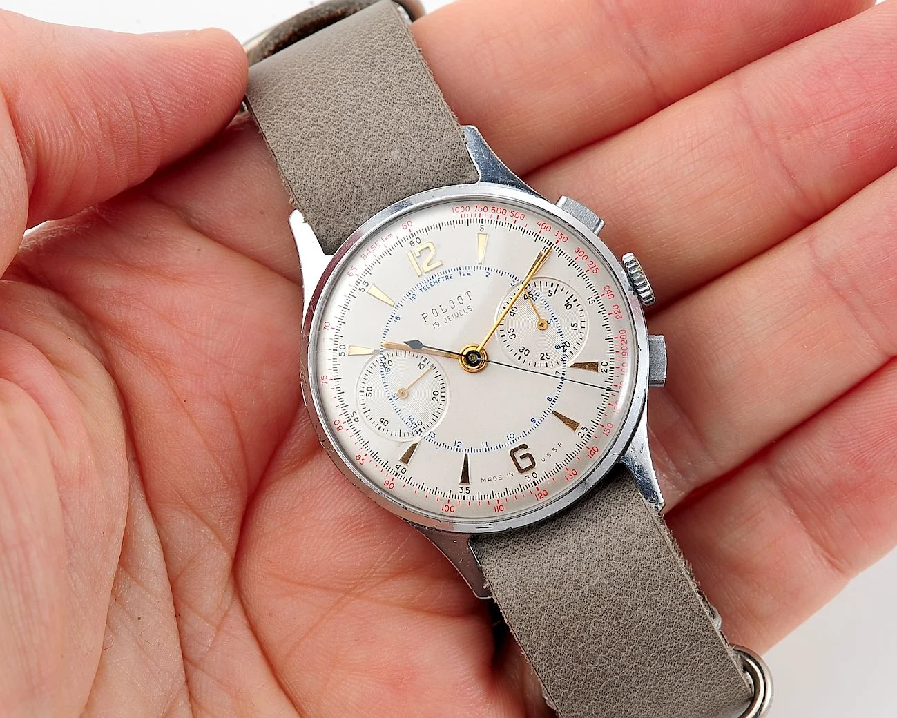 Rare: Poljot 3017 "Strela" chronograph chronometer mechanical watch