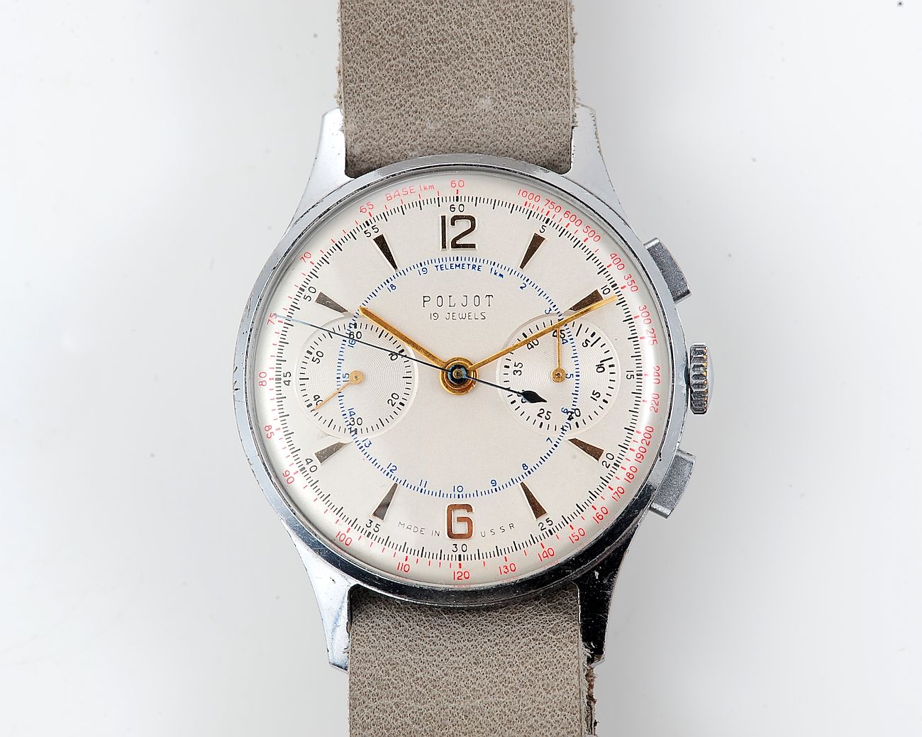 RARE: POLJOT 3017 "Strela" chronograph chronometer mechanical watch