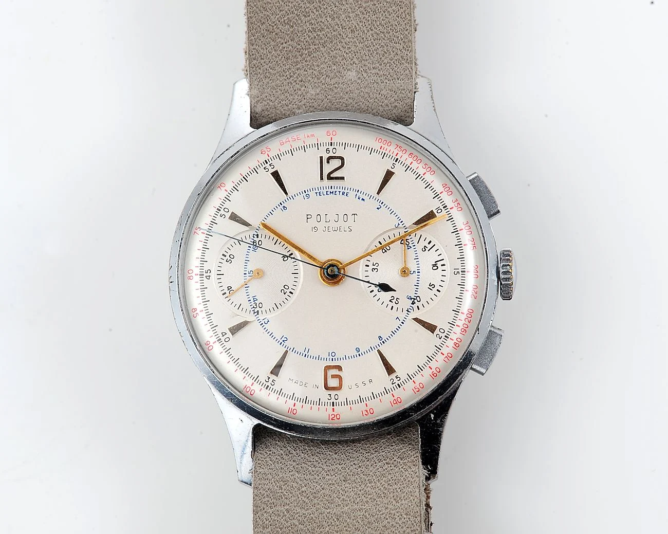 Rare: Poljot 3017 "Strela" chronograph chronometer mechanical watch