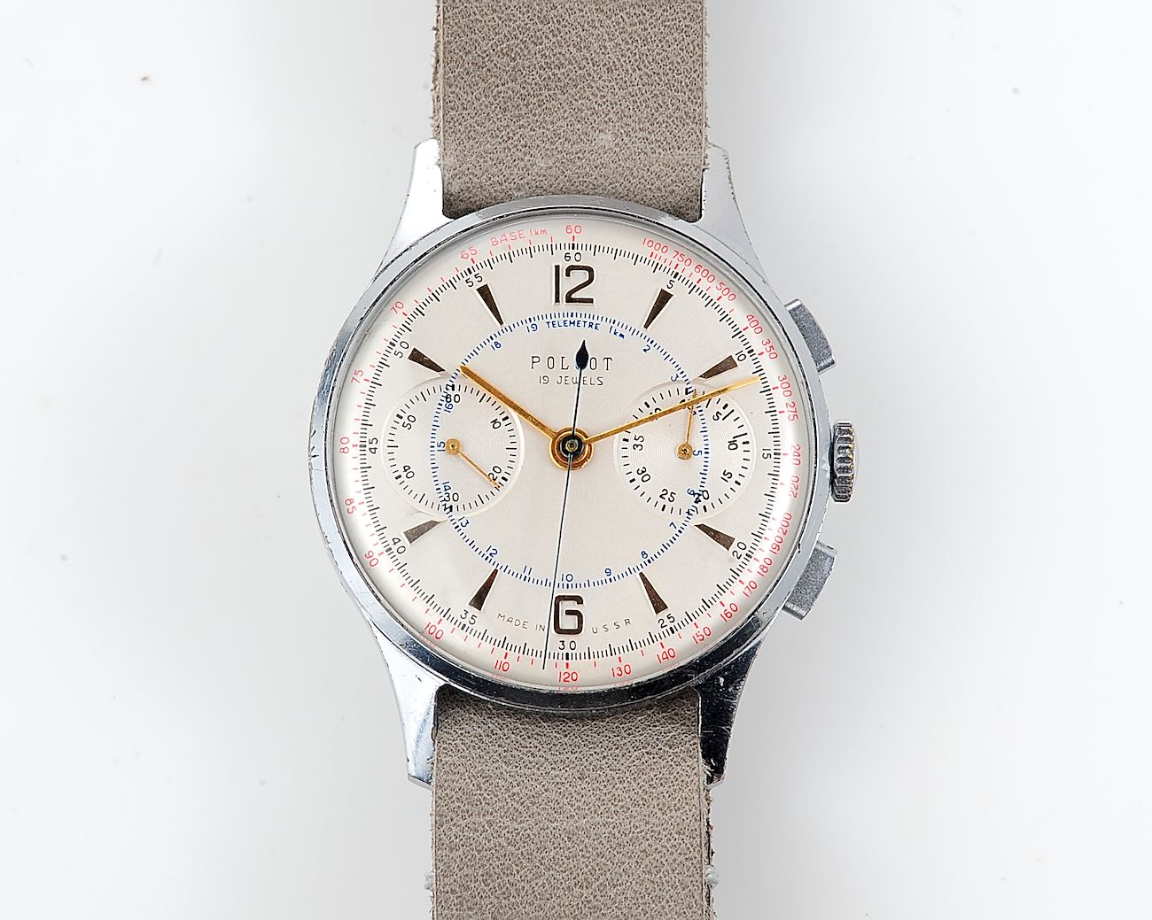 RARE: POLJOT 3017 "Strela" chronograph chronometer mechanical watch