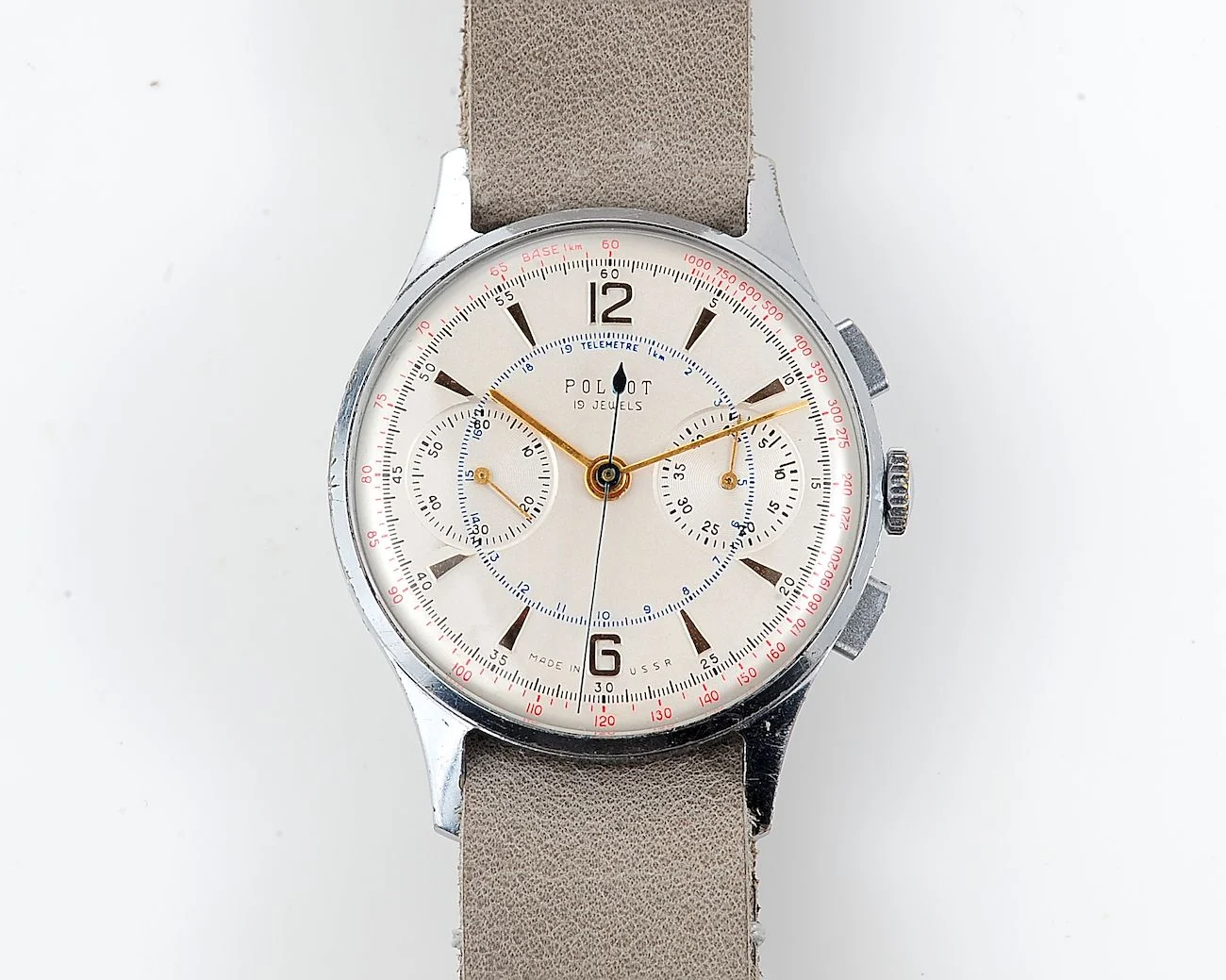 Rare: Poljot 3017 "Strela" chronograph chronometer mechanical watch