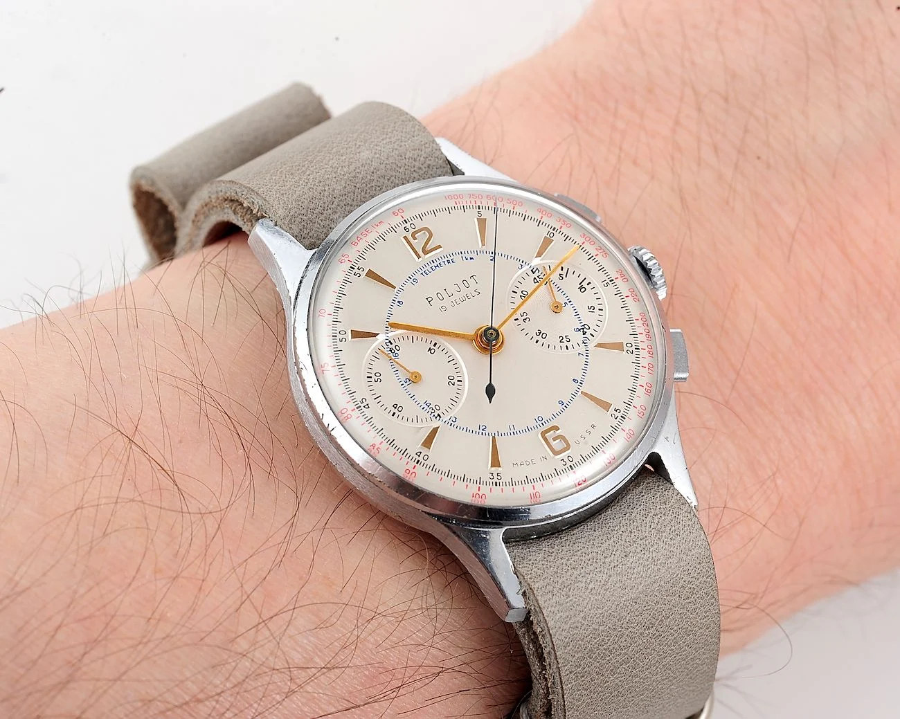 Rare: Poljot 3017 "Strela" chronograph chronometer mechanical watch