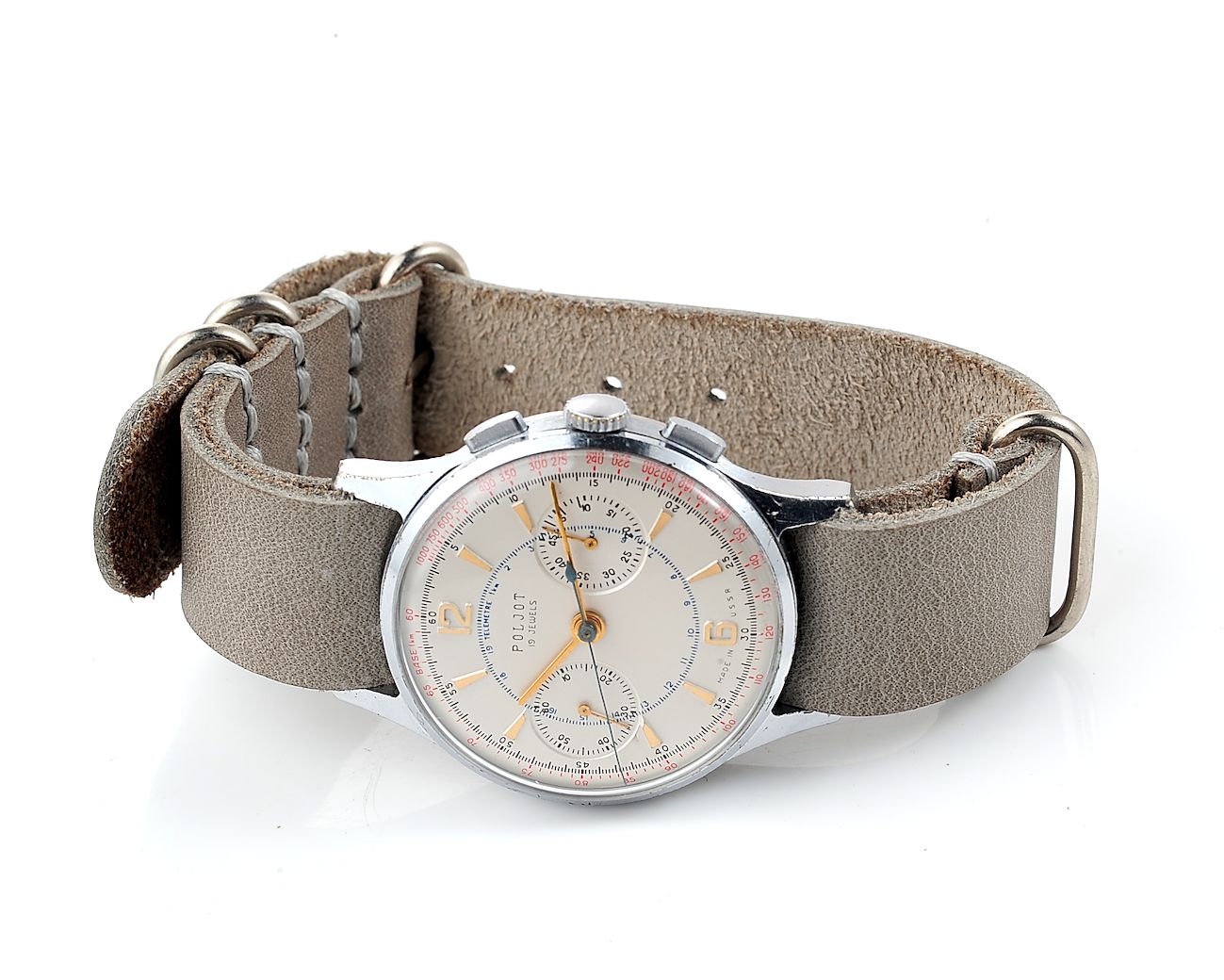 RARE: POLJOT 3017 "Strela" chronograph chronometer mechanical watch