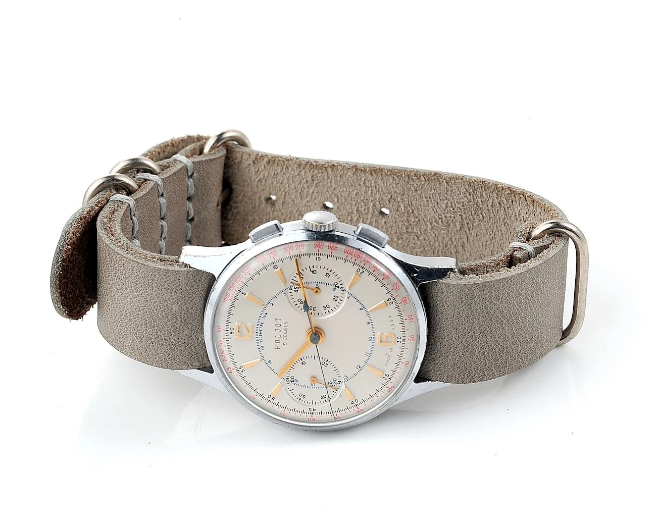 Rare: Poljot 3017 "Strela" chronograph chronometer mechanical watch