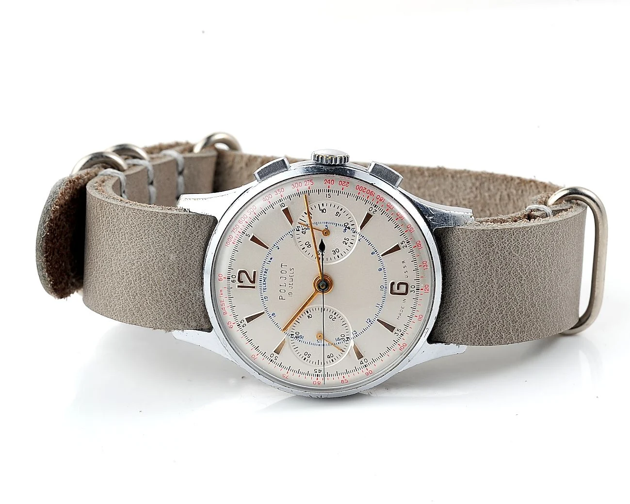 Rare: Poljot 3017 "Strela" chronograph chronometer mechanical watch