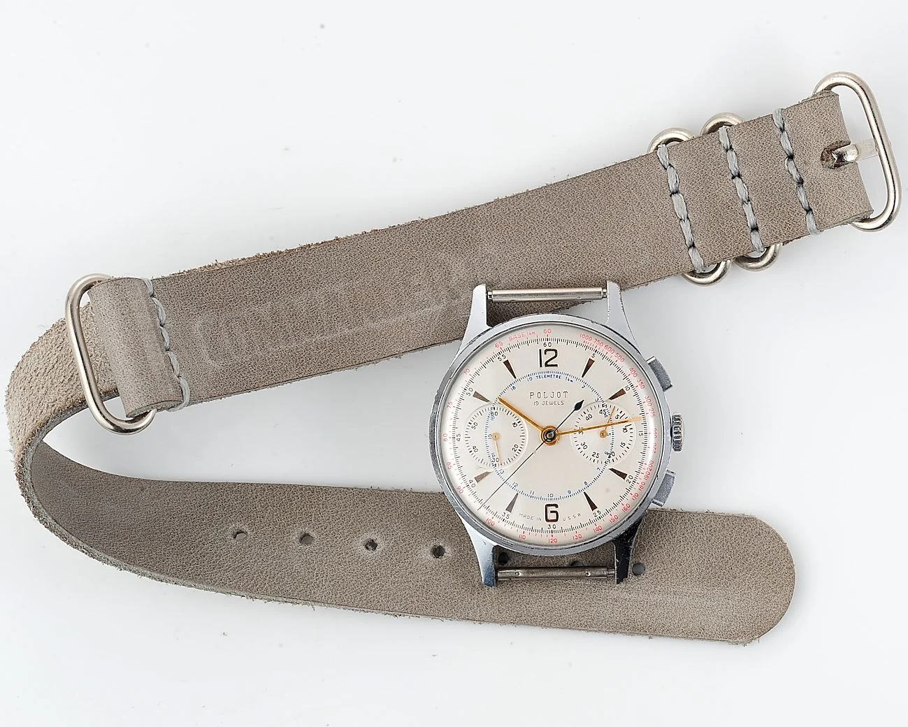 Rare: Poljot 3017 "Strela" chronograph chronometer mechanical watch