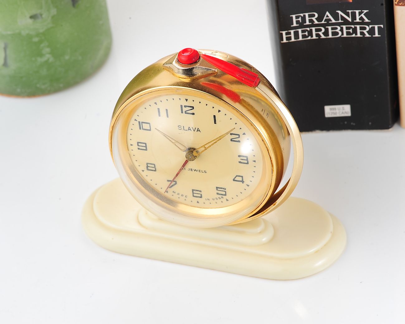 watch Slava globe table clock 19393-SCS_2161