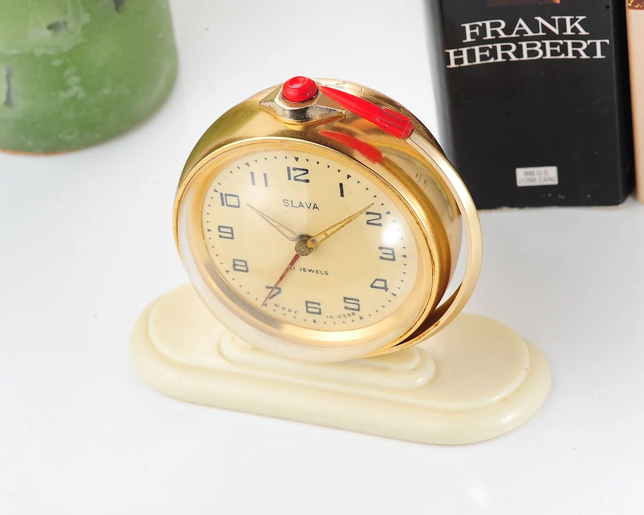 watch Slava globe table clock 19393-SCS_2161
