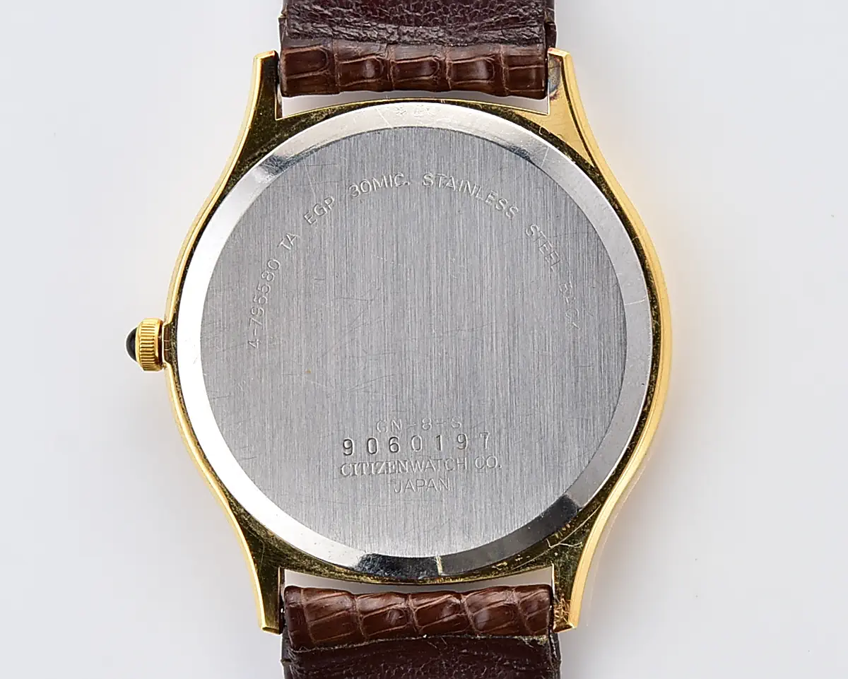 Vintage Citizen Exceed – Gold-Plated Champagne Dial Quartz from June 1989