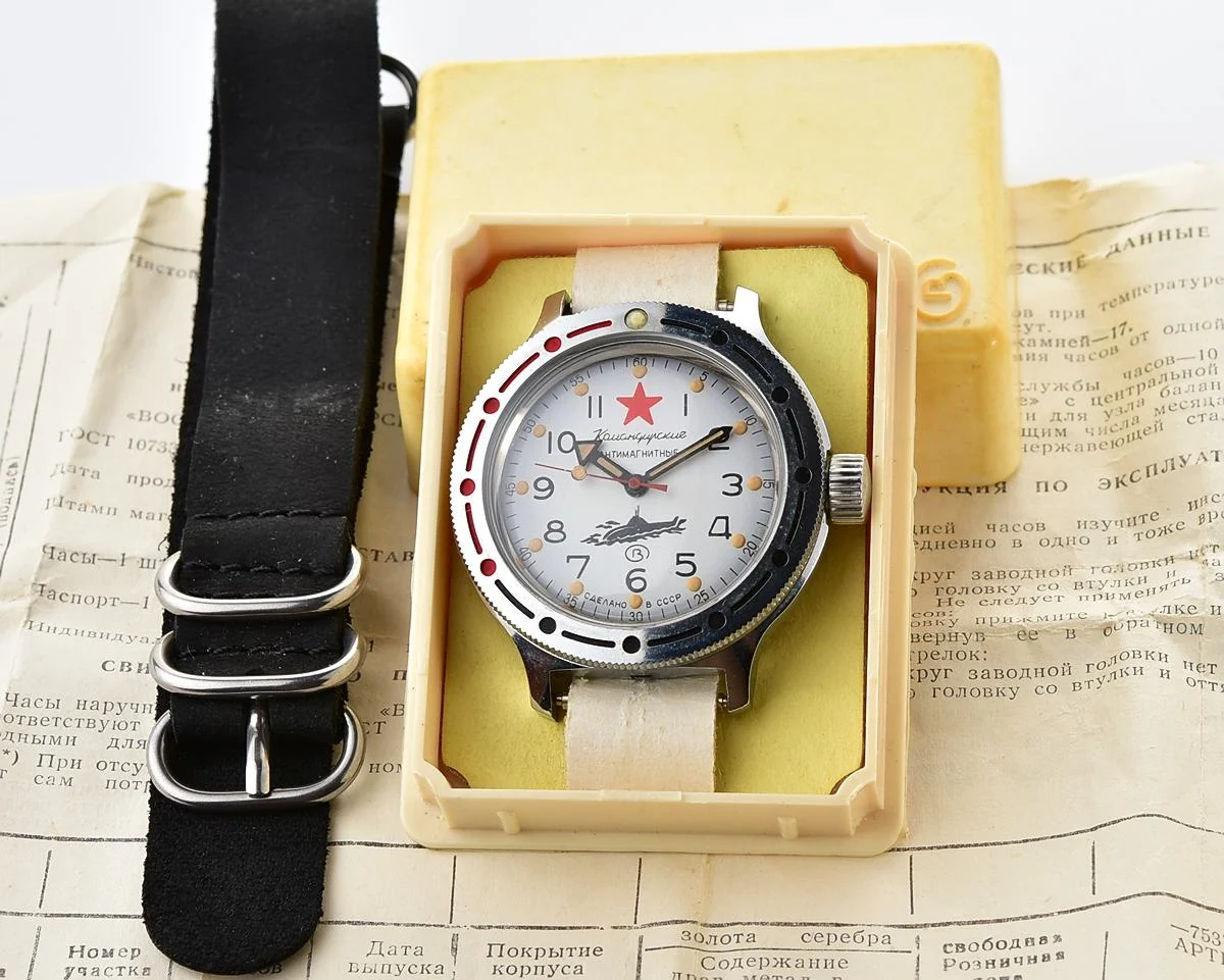 TIME CAPSULE: Vostok Amphibia Submarine mechanical watch – New Old Stock (NOS)!