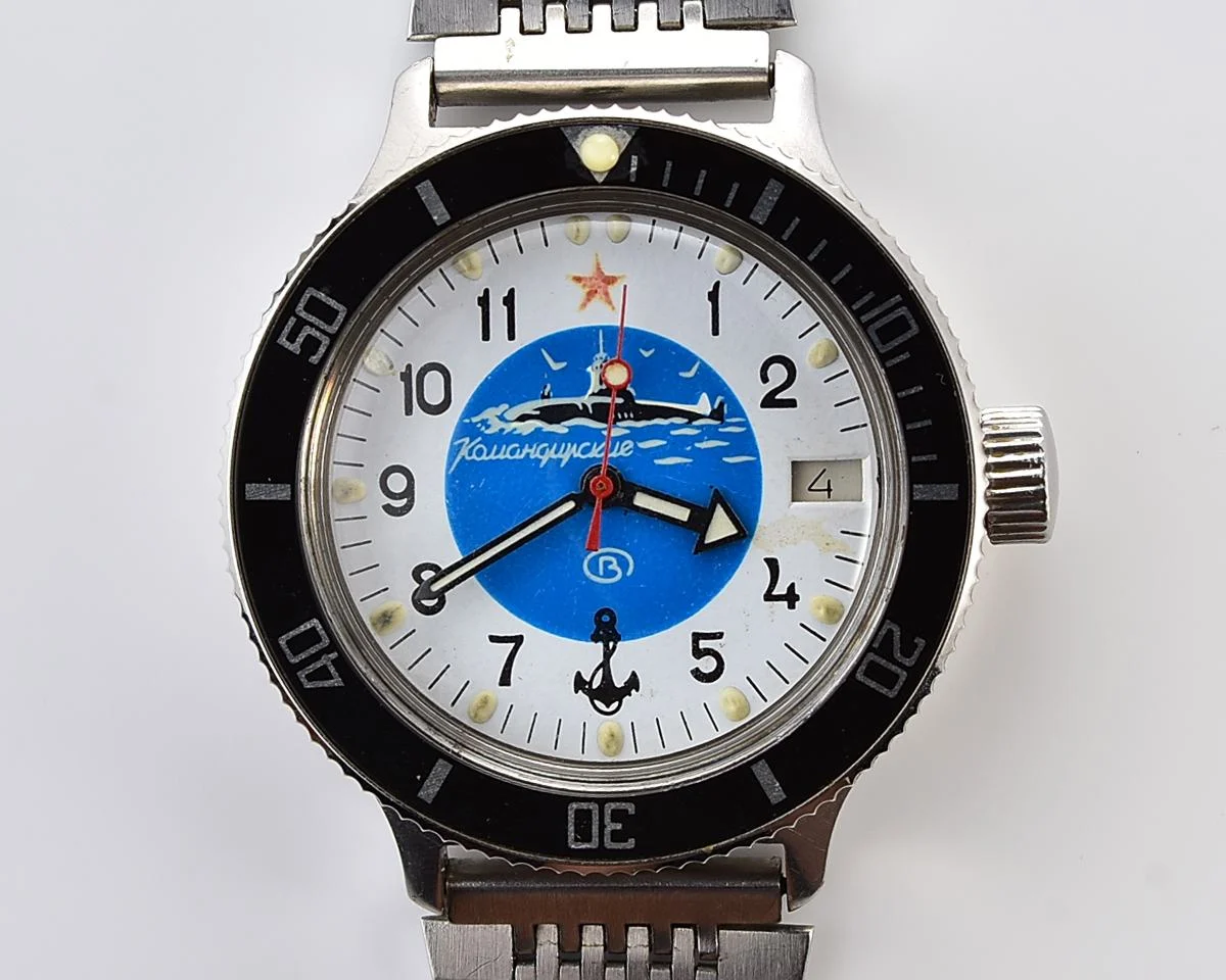 Vostok Amphibia with automatic self winding movement - blue Submarine - Image 9