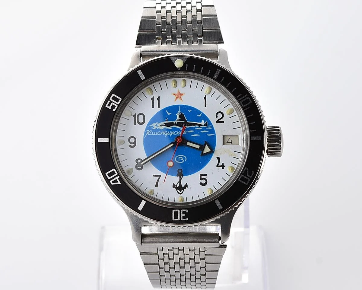 Vostok Amphibia with automatic self winding movement - blue Submarine - Image 2