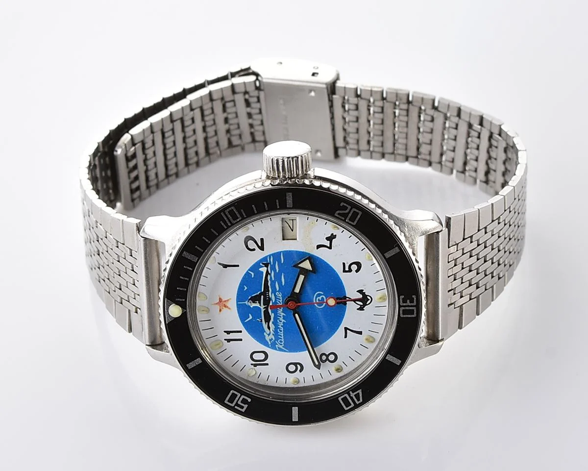 Vostok Amphibia with automatic self winding movement - blue Submarine - Image 5