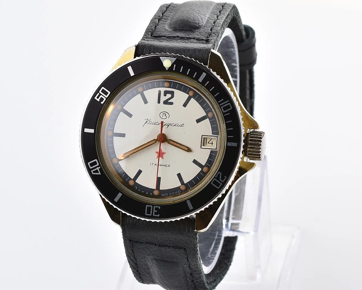 Soviet Vostok Komandirskie limited series mechanical watch - "Zakaz MO CCCP"!