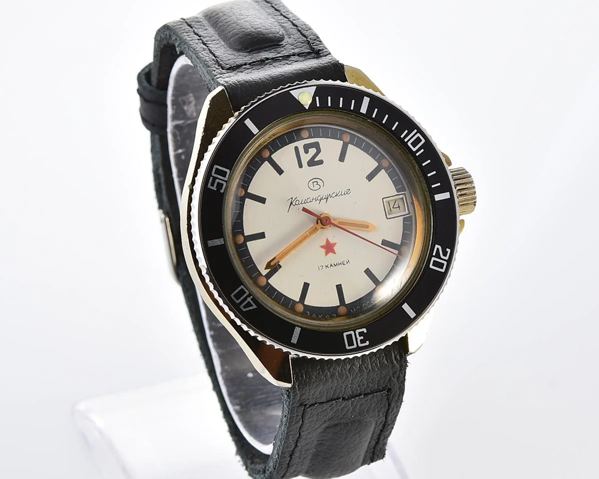 Soviet Vostok Komandirskie limited series mechanical watch - "Zakaz MO CCCP"!