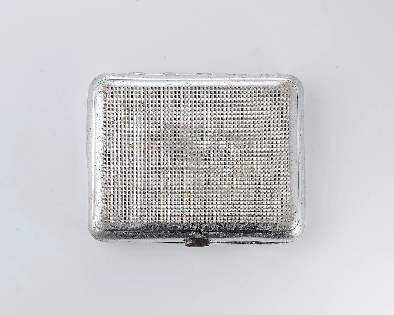 Vintage Space Rocket Vostok-1 metal cigarette box - Soviet cosmos exploration era relic