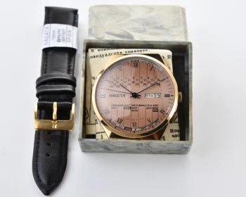 TIME CAPSULE: Vintage Soviet Raketa gold-plated perpetual calendar watch - New Old Stock (NOS)!