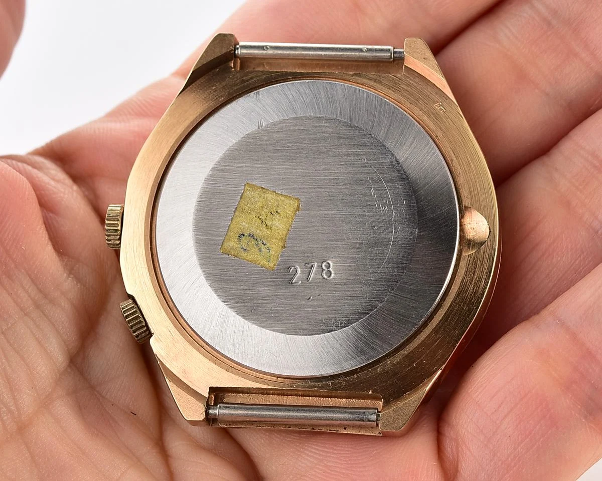 TIME CAPSULE: Vintage Soviet Raketa gold-plated perpetual calendar watch - New Old Stock (NOS)!