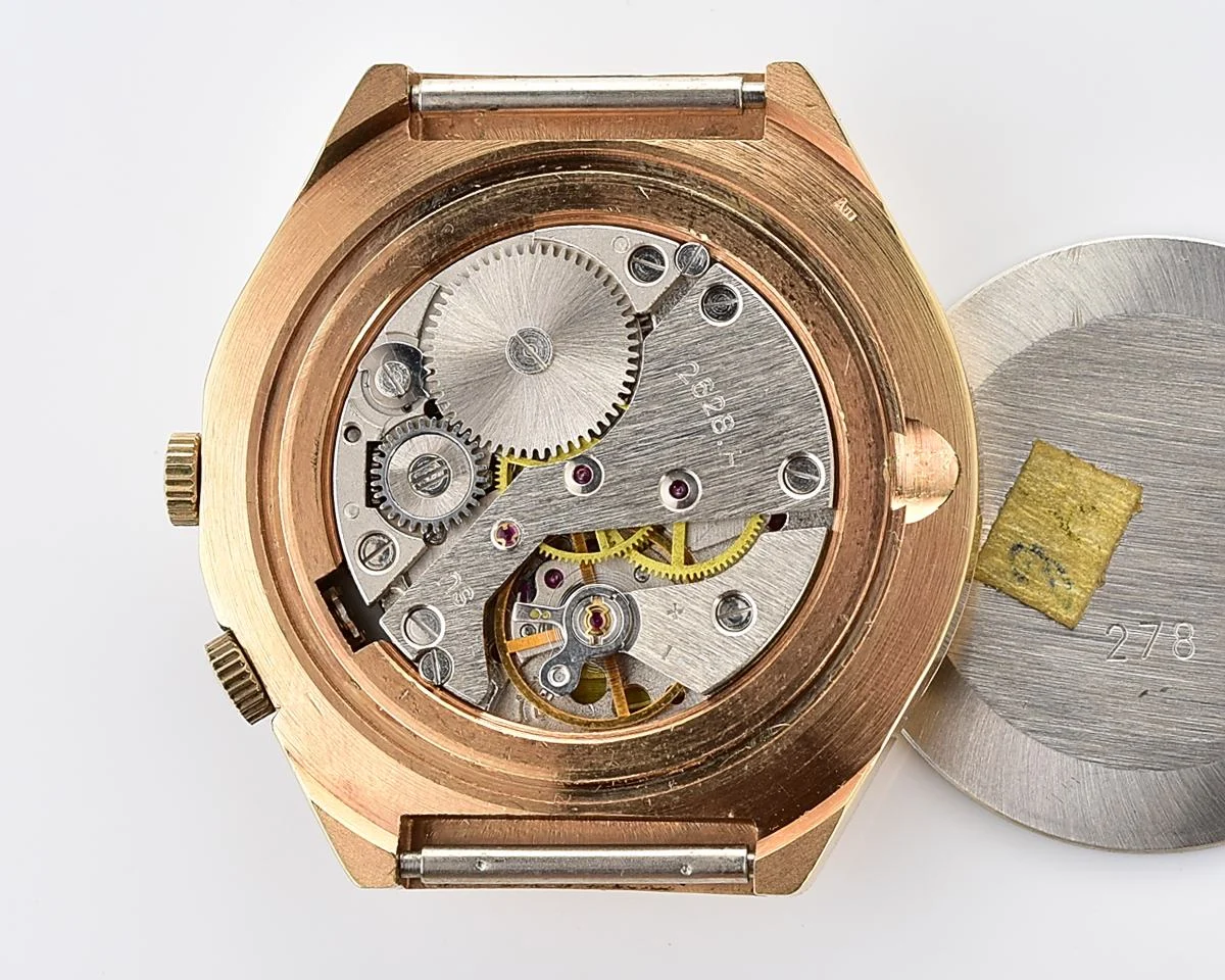 TIME CAPSULE: Vintage Soviet Raketa gold-plated perpetual calendar watch - New Old Stock (NOS)!