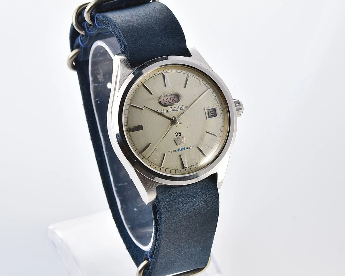 Vintage Citizen Auto Dater – Silver Day-Date Automatic from 1965
