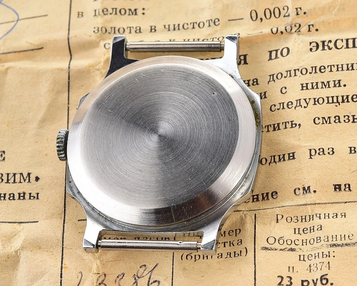 TIME CAPSULE: Soviet mechanical ZiM watch in box with documents!
