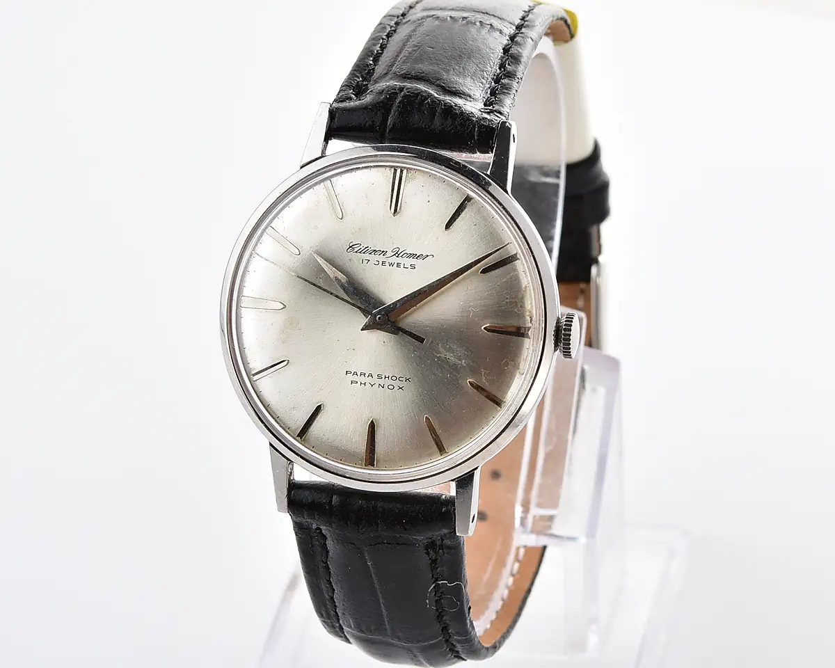 Vintage Citizen Homer – Silver Sunburst Manual-Wind mechanical