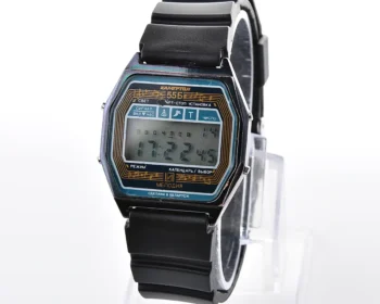 Digital vintage USSR wristwatch Electronika 55B with two melodies + intermittent signal