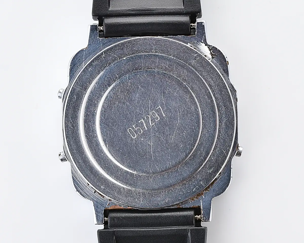Digital vintage watch Electronika-52 Signal with silicon strap