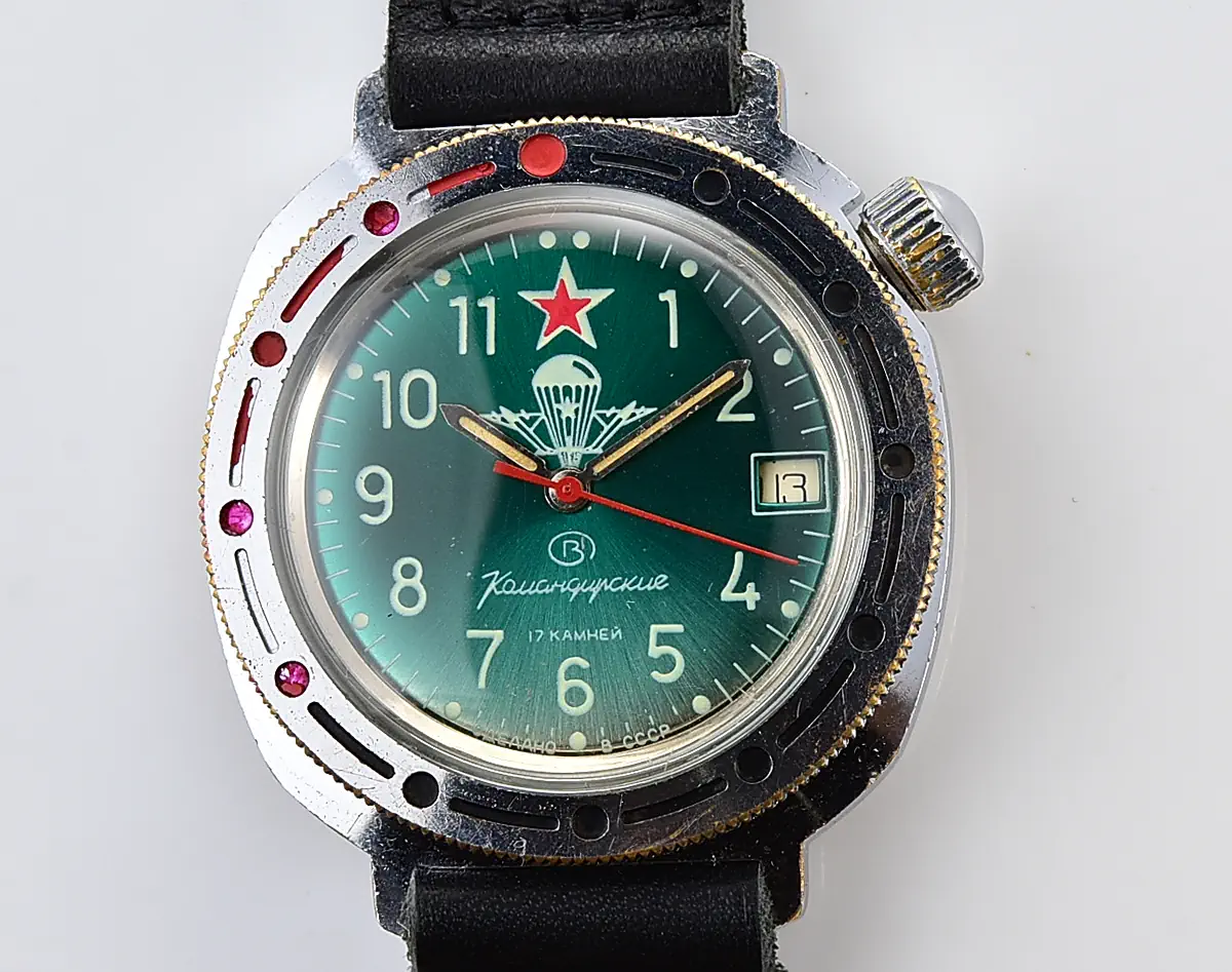 Vostok Komandirskie paratroopers mechanical wristwatch for airborn troops