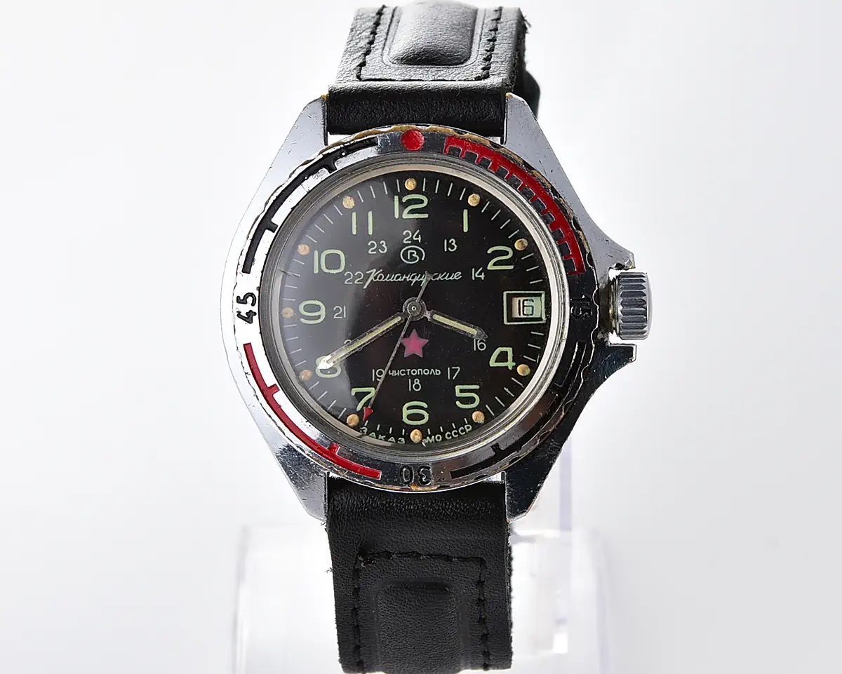 Vostok Komandirskie "Zakaz MO CCCP" limited series military watch - very rare 24 hours dial! - Image 2