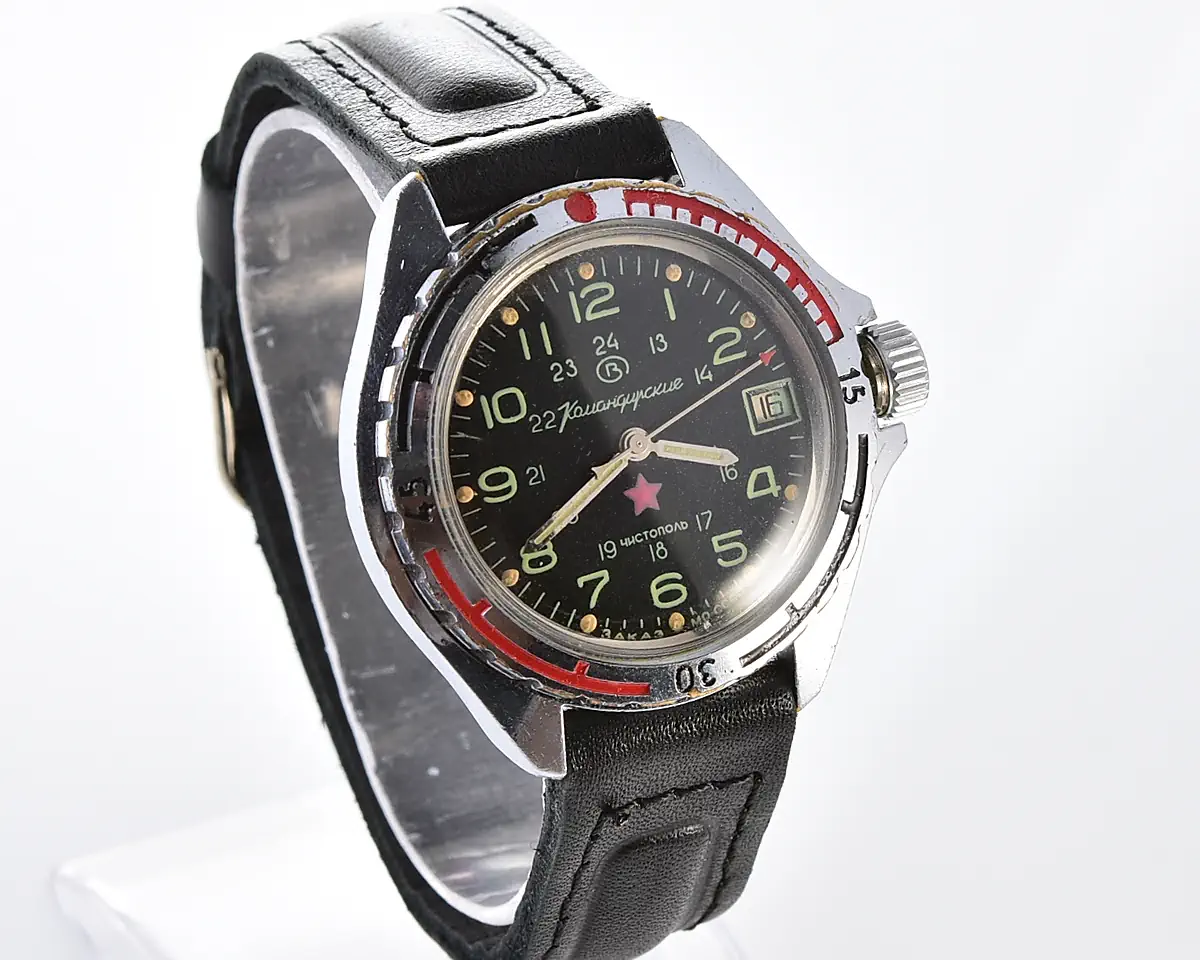 Vostok Komandirskie "Zakaz MO CCCP" limited series military watch - very rare 24 hours dial! - Image 3
