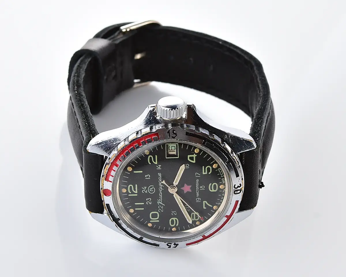 Vostok Komandirskie "Zakaz MO CCCP" limited series military watch - very rare 24 hours dial! - Image 5