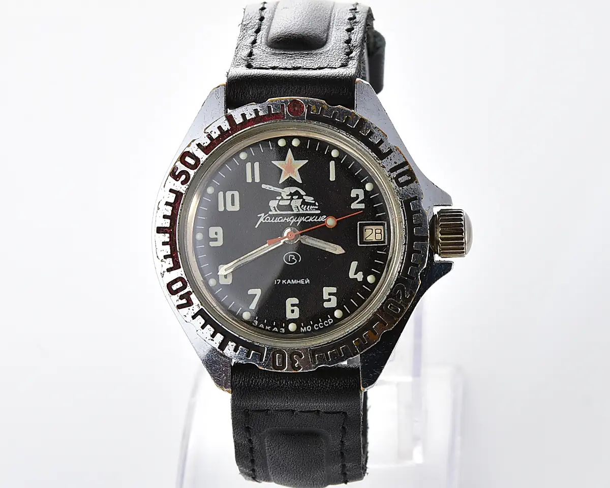 Vostok Komandirskie Tank mechanical watch limited series – “Zakaz MO CCCP” - Image 2