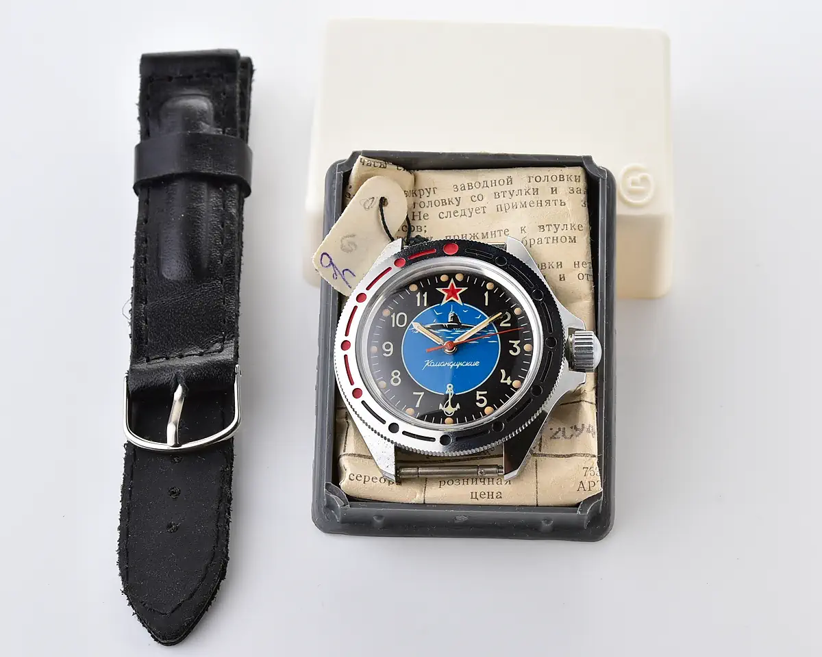 TIME CAPSULE: Vostok Komandirskie Submarine mechanical watch – New Old Stock (NOS)!