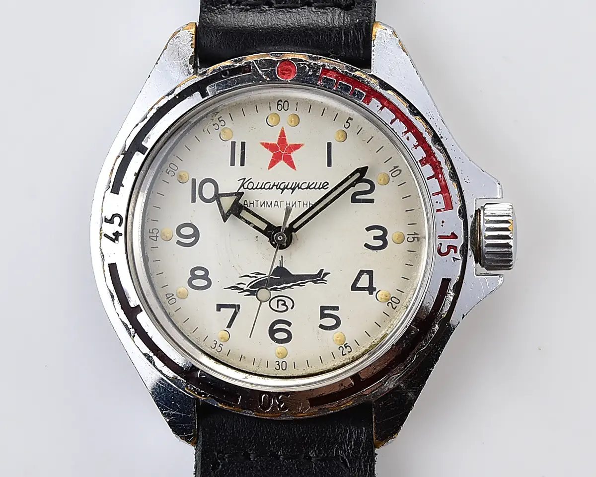 Vostok mechanical watch – Komandirskie Submarine!