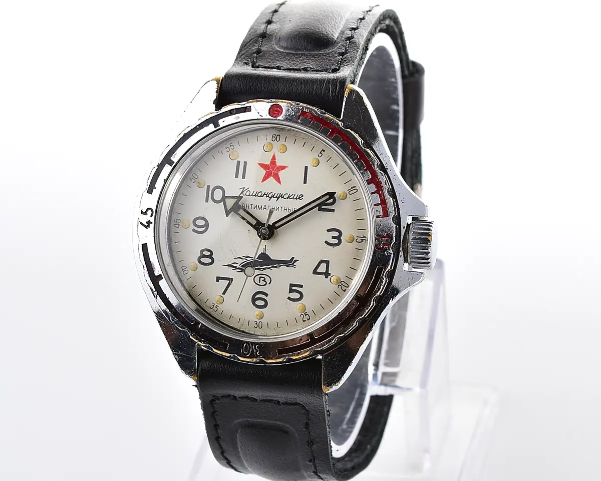 Vostok mechanical watch – Komandirskie Submarine!