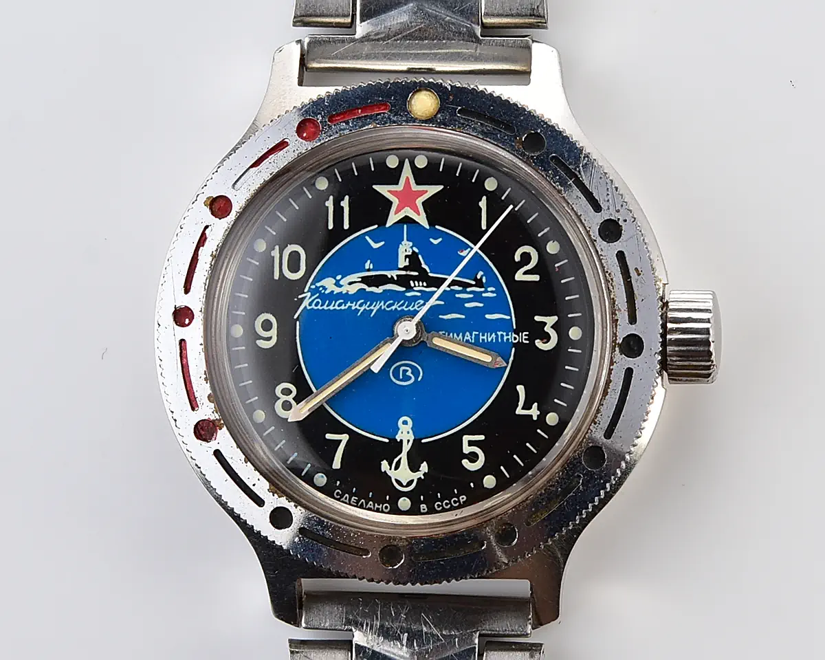 Vostok Amphibia mechanical watch - blue Submarine