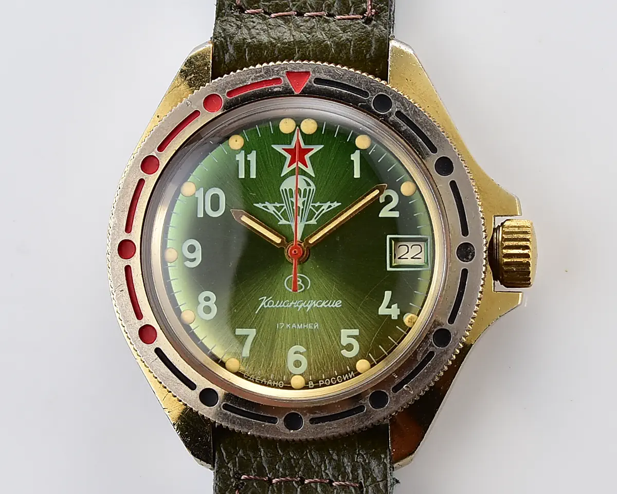 Vostok Komandirskie paratroopers mechanical wristwatch for airborn troops