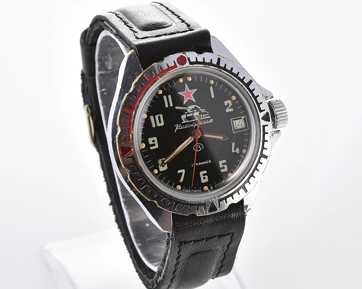 Soviet Vostok Komandirskie mechanical watch - Komandirskie Tank! - Image 3